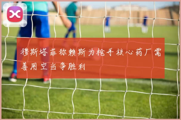 穆斯塔菲称赖斯为枪手核心药厂需善用空当争胜利